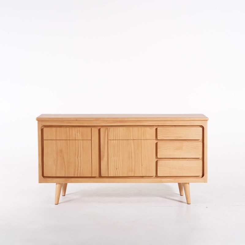 Buffet en bois massif 150 cm - Pragati