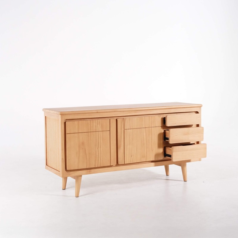 Buffet en bois massif 150 cm - Pragati