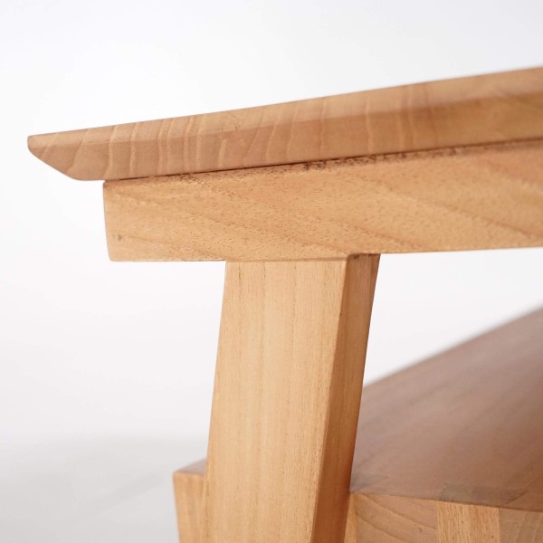 Meuble TV 150 cm en bois naturel - Nandini