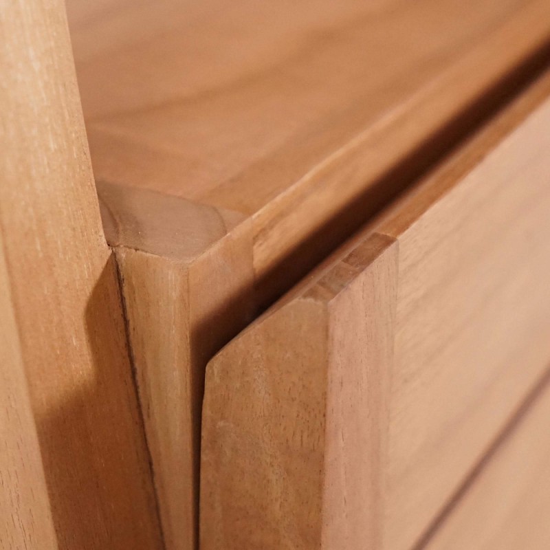 Meuble TV 150 cm en bois naturel - Nandini