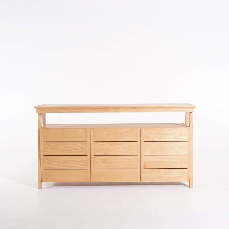 Buffet en bois naturel - Nandini