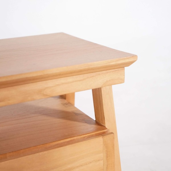 Table de nuit en bois naturel - Nandini