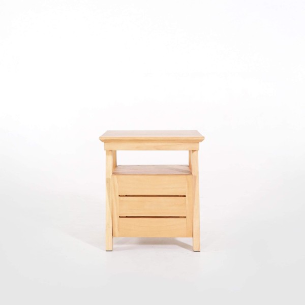 Table de nuit en bois naturel - Nandini