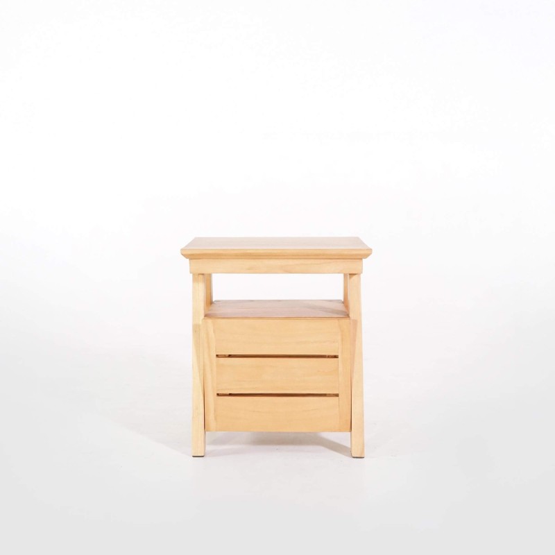 Table de nuit en bois naturel - Nandini
