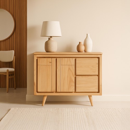 Buffet en bois naturel 105...