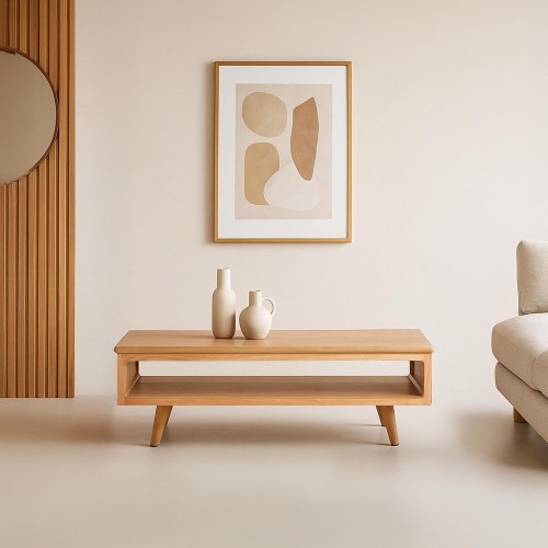 Table basse en bois massif...