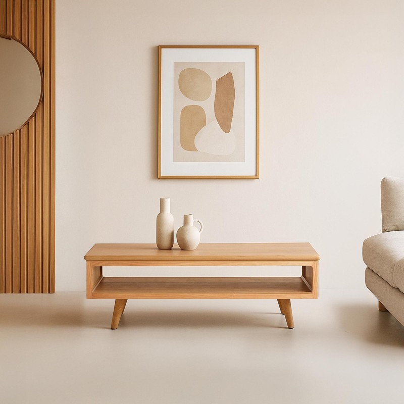 Table basse en bois massif - Pragati Table basse en bois massif - Pragati