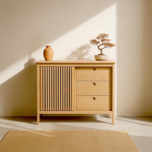 Buffet en bois naturel 100...
