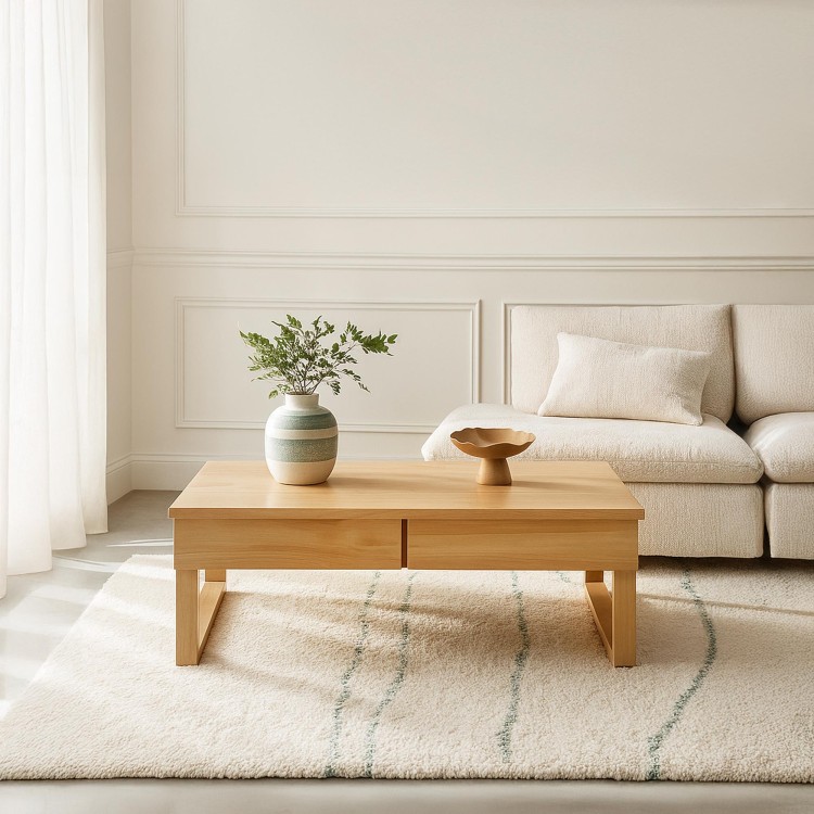 Table basse en bois massif - Satya