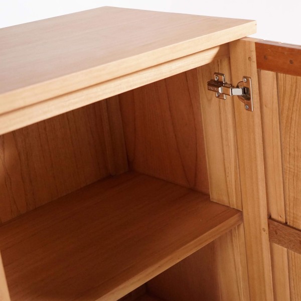 Enfilade en bois massif 3 portes 170 cm - Satya