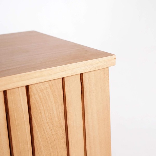 Enfilade en bois massif 3 portes 170 cm - Satya