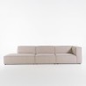 Canapé design 5 places ouvert gauche - Isla