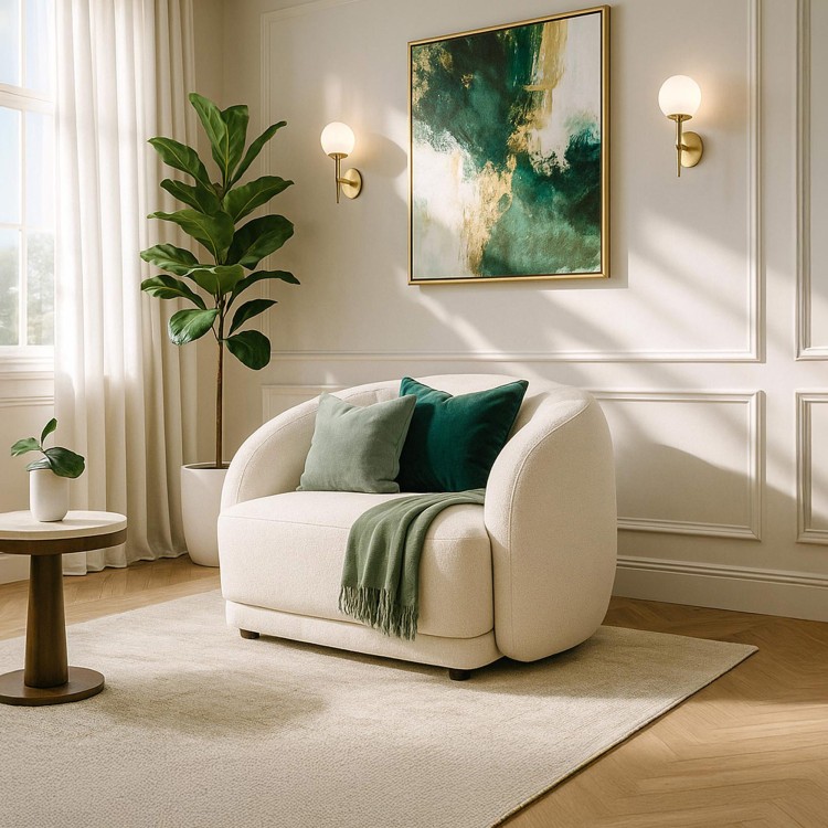 Fauteuil en tissu - Elora