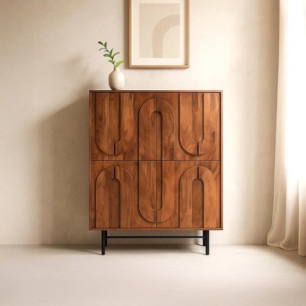 Meuble bar en bois massif - Flow