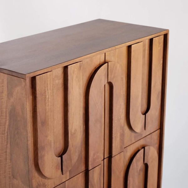 Meuble bar en bois massif - Flow