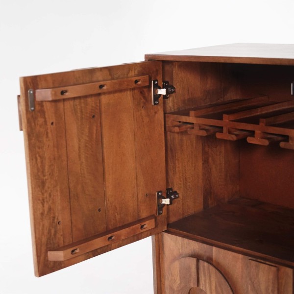 Meuble bar en bois massif - Flow