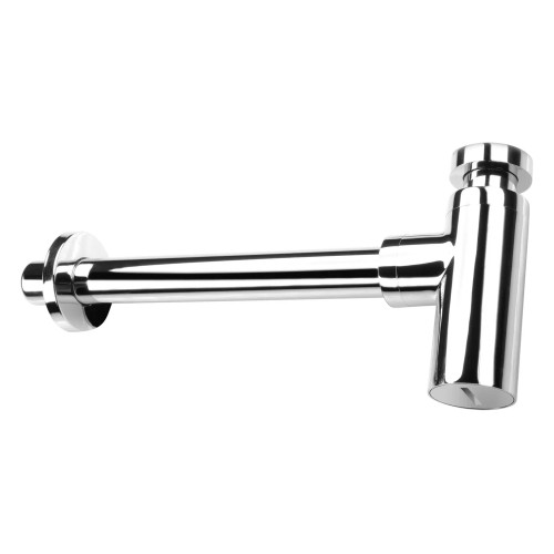 Siphon pour évier de salle de bain, Chromé