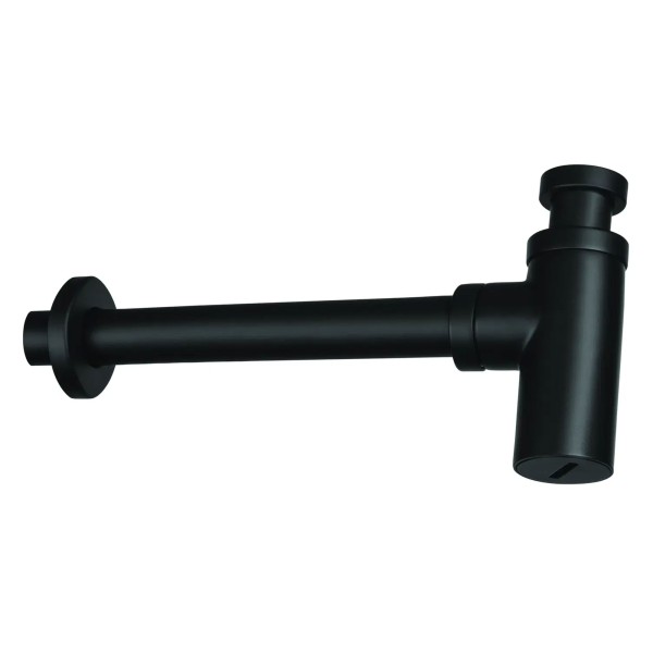 Siphon pour évier de salle de bain, Noir
