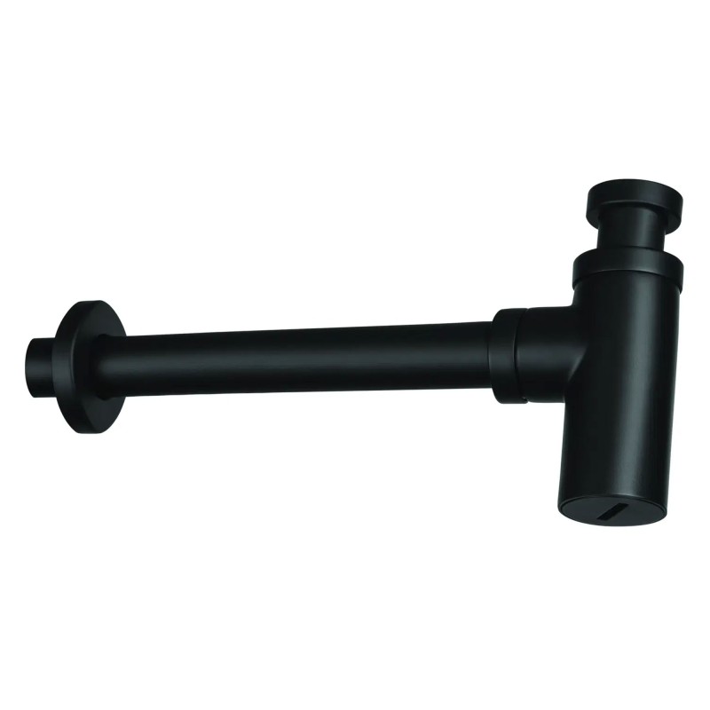 Siphon pour évier de salle de bain, Noir