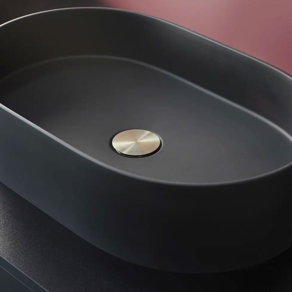 Bonde de lavabo clic clac avec manchon métallique, universelle, laiton