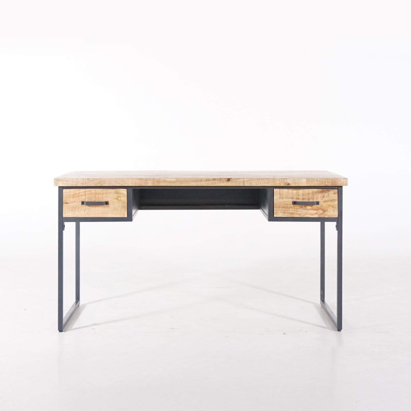 Bureau style industriel en bois et métal - Cambridge Bureau style industriel en bois et métal - Cambridge