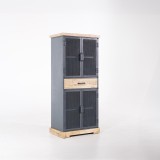 Armoire de rangement en métal et bois 70 cm - Cambridge
