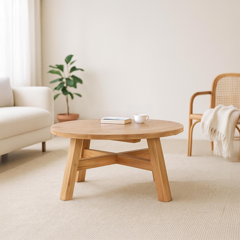 Table basse en bois massif - Luzio Table basse en bois massif - Luzio