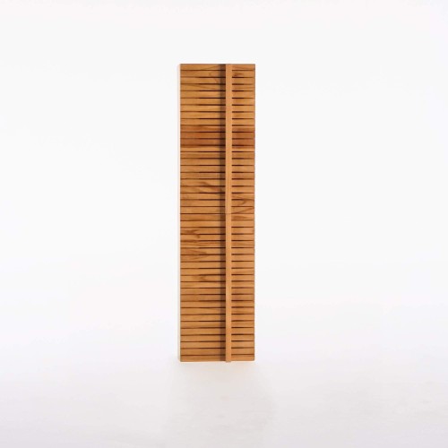 Colonne de salle de bain en bois massif de teck - Devika