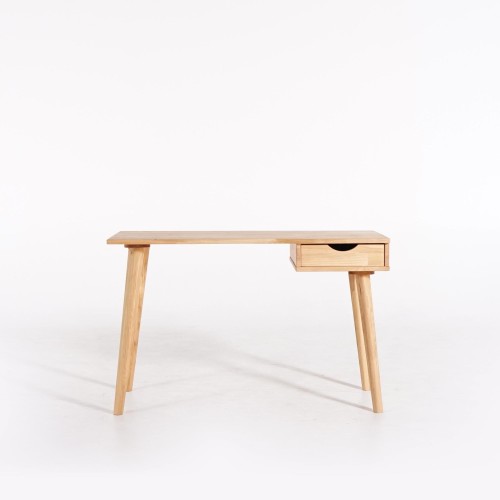 Bureau en bois de chêne 120 x 55 cm