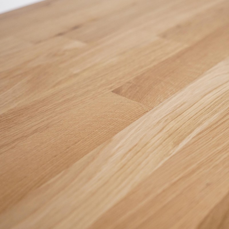 Bureau en bois de chêne 120 x 55 cm