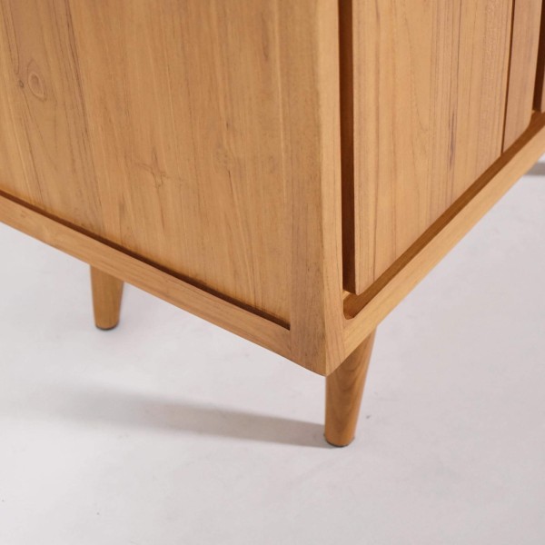 Meuble salle de bain en teck massif 80 cm - Pragati