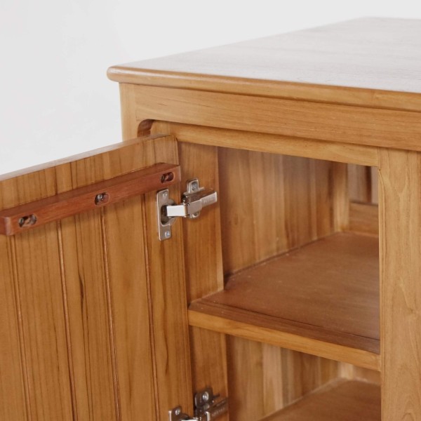 Meuble salle de bain en teck massif 80 cm - Pragati