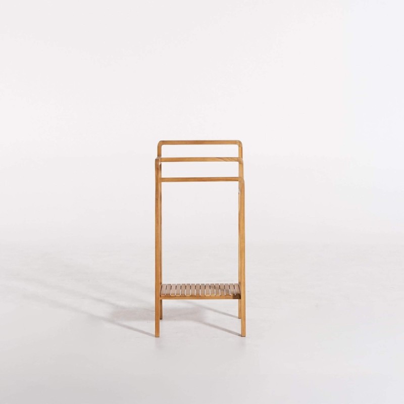 Porte serviettes de salle de bain en bois massif de teck - Devika Porte serviettes de salle de bain en bois massif de teck - Devika