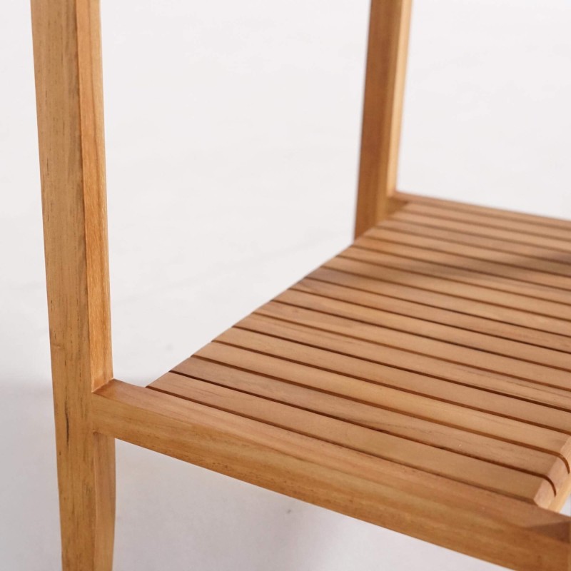Porte serviettes de salle de bain en bois massif de teck - Devika Porte serviettes de salle de bain en bois massif de teck - Devika