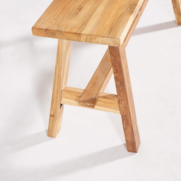 Banc en bois massif naturel - Aska