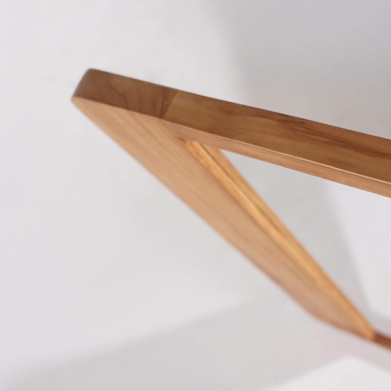 Miroir rectangulaire en bois de teck