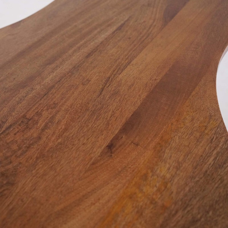 Ensemble de 2 tables basses en bois massif - Pebble