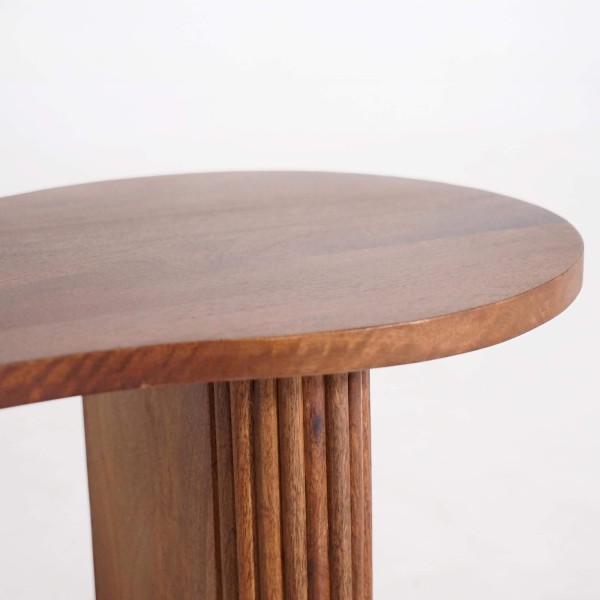 Ensemble de 2 tables basses en bois massif - Pebble