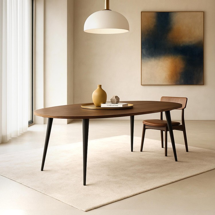 Table à manger en bois massif de manguier - Suna