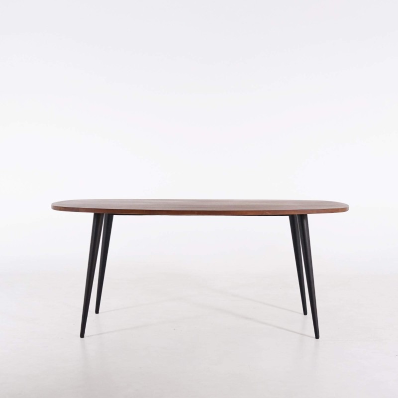 Table à manger en bois massif de manguier - Suna