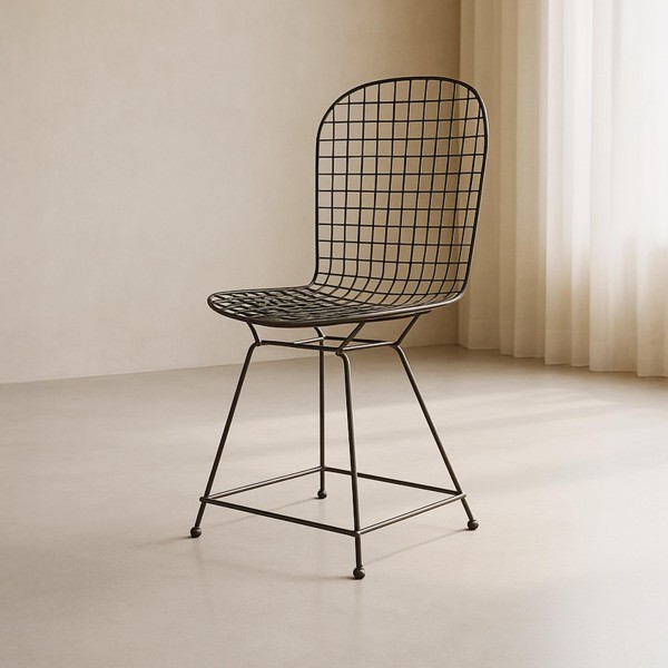 Chaise en métal de style industriel - Wire