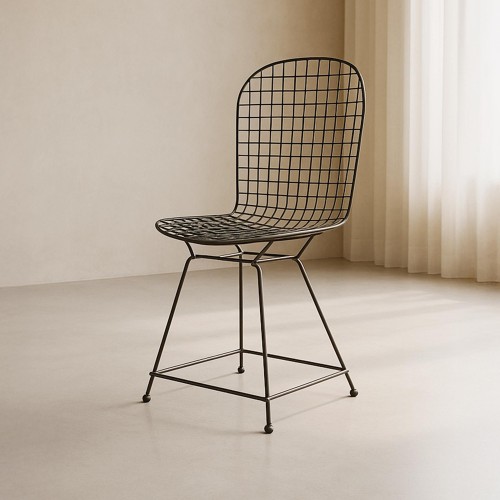 Chaise en métal de style industriel - Wire