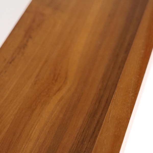 Etagère murale en bois de teck massif 120 cm