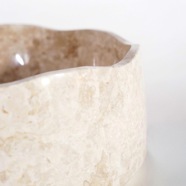 Vasque de salle bain à poser en pierre - Flower