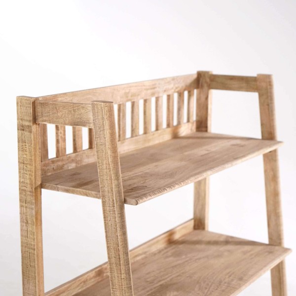 Étagère d’appoint en bois massif - Arden