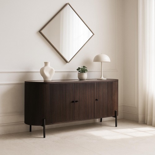 Buffet 3 portes en bois de...