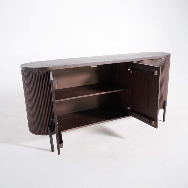 Buffet 3 portes en bois de manguier - Sohana