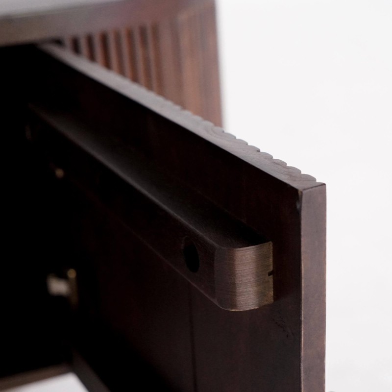 Meuble TV 160 cm en bois de manguier - Sohana