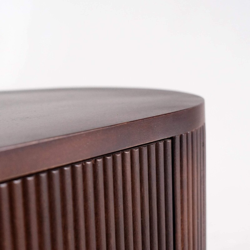 Meuble TV 160 cm en bois de manguier - Sohana