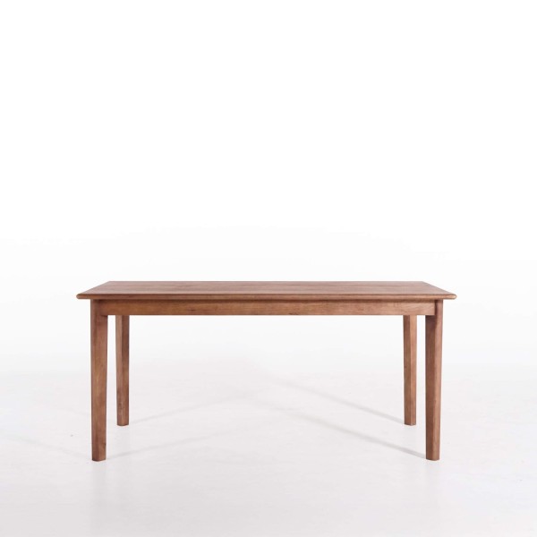 Table à manger rectangulaire en bois massif de manguier